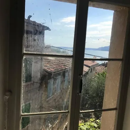 Traumhaftes Rustico Mit Seeblick Im Centro Storico 2 Min Zum Gardasee *